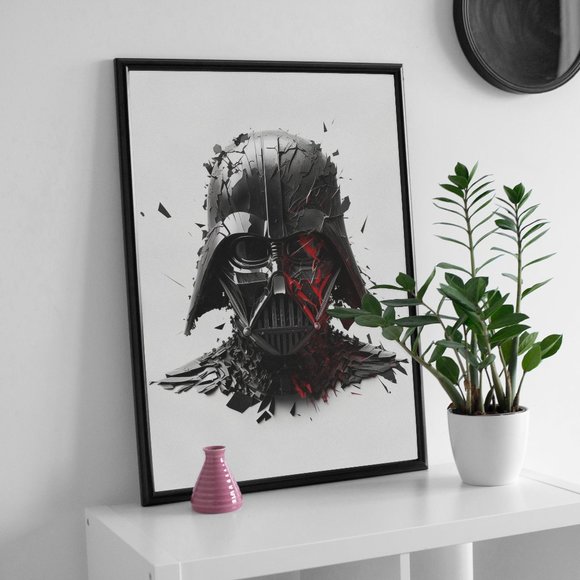 Vader Mask Fan Art illustration - Picture 1 of 1
